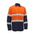 Akurra HiVis Long Sleeve Closed Front Taped Shirt 185gsm OrangeNavy