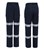 Akurra Womens Cargo Cotton Drill Taped Biomotion Pants 235gsm Navy 