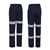 Akurra Womens Stretch Cotton Drill Taped Biomotion Pants 235gsm Navy