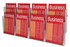 Esselte Brochure Holder Wall A4 2 Tier 8 Compartments Clear