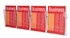 Esselte Brochure Holder Wall A4 1 Tier 4 Compartments Clear