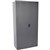Go Metal Stationery Cupboard 1830H X 910W X 450D Assembled 3 Shelves Graphi