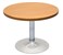 Rapid Round Coffee Table 600Mm Chrome Base 425H Beech