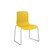 Acti 4S Side Chair With Sled Base Yellow