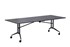 Rapid Edge Folding Table 2400X1000X743Mm With 18Mm Rubber Edged Top And Chr