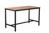 Rapid High Bar Table Black Powdercoated Steel Frame 1800X900X1050H Beech
