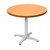 Rapid Meeting Table Round Top 1200 Dia 4 Star Base Cherry