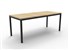 Rapid Meeting Table Steel Frame 1500Wx750Dx730Mm Black Legs Natural OakBla