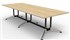 Rapid Typoon Boardroom Table 3200X1200X730Mm Top 25Mm Natural Oak