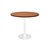 Rapid Table Round 900Mm With White Base Cherry