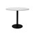 Rapid Table Round 1200Mm With Black Base White Top