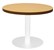 Coffee Table Round 600Mm White Base 425H Cherry Top