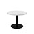 Rapid Round Coffee Table 600Mm Black Base 425H White Top