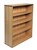 Rapid Span  Vibe Bookcase 1200X900X315Mm 3 Adjustable Shelves Beech
