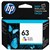 HP 63 F6U61AA Oem Ink Cartridge Tricolour CMY